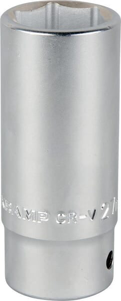 Topnøgle 3/4" 6-kant lang 27 mm