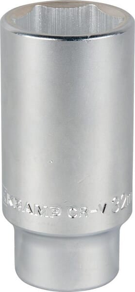 Kramp Topnøgle 3/4" 6-kant lang 32 mm, 90 mm