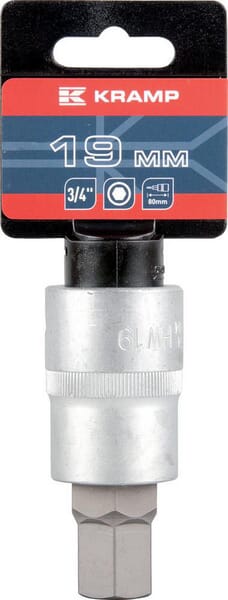 Topnøgle 3/4" Unbrako 19 mm