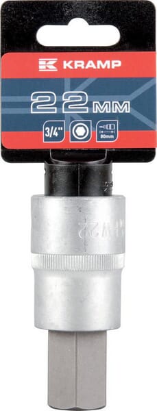 Kramp Topnøgle 3/4" Unbrako 22 mm