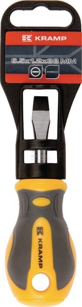Lige skruetrækker 6,5 mm klingebredde 38 mm kort