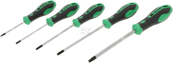 Skruetrækkersæt Torx 5 stk. (T10, T20, T25, T30, T40)