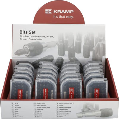 Kramp Bitssæt Display med 20 Sæt