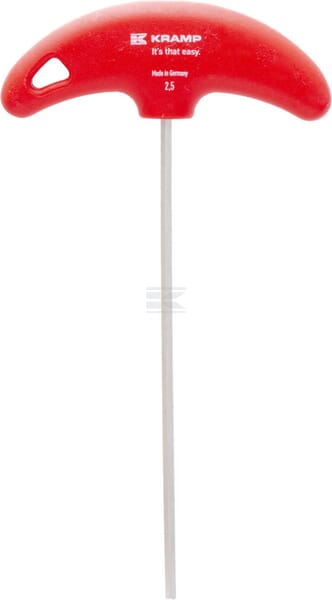 Kramp Unbraconøgle med T-greb 2,5 x 125 mm