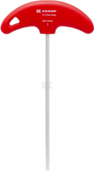 Kramp Unbraconøgle med T-greb 3,0 x 125 mm
