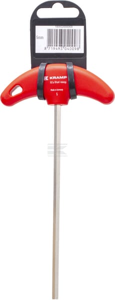 Unbraconøgle med T-greb 5,0 x 150 mm