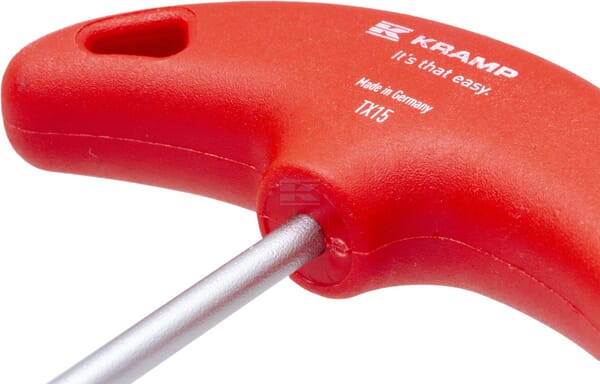 Kramp Torx nøgle med T-greb, TX15 x 105 mm