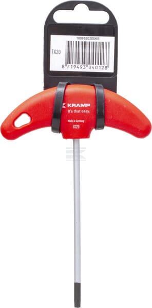 Torx nøgle med T-greb TX20 x 150 mm