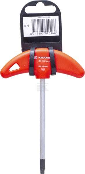 Kramp Torx nøgle med T-greb, TX27 x 150 mm