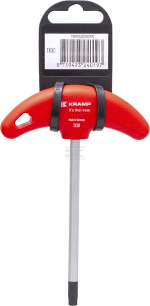 Kramp Torx nøgle med T-greb TX30 x 155 mm