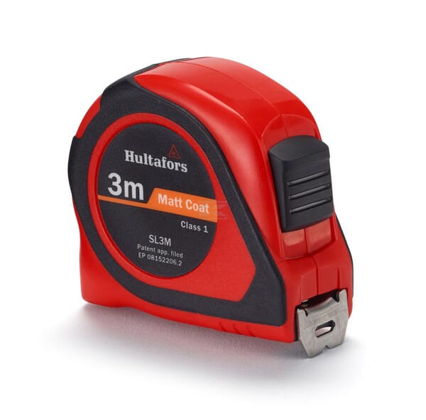 Hultafors Båndmål SL3M 3 m x 16 mm, Klasse I