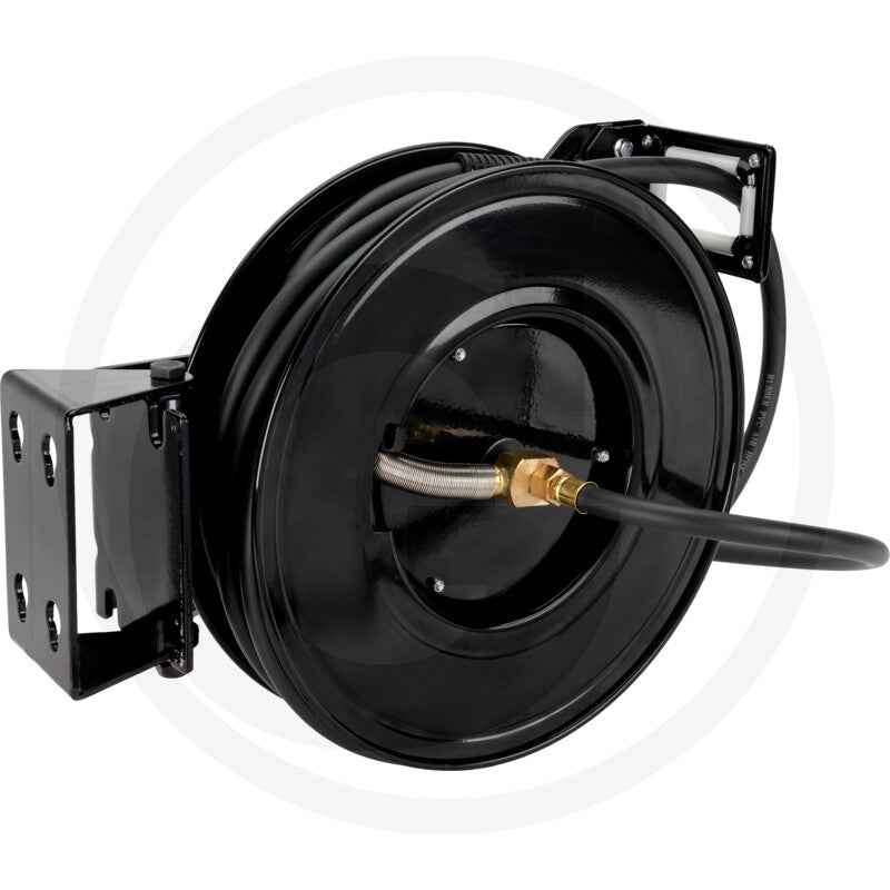 Trykluftslange opruller automatisk heavy duty Granit black edition