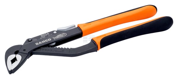 Bahco Vandpumpetang 8224 med maks. Ø45 mm gribekapacitet