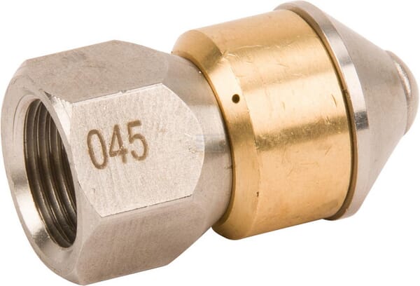Roterende kloakdyse 045 med 3/8" indvendigt gevind