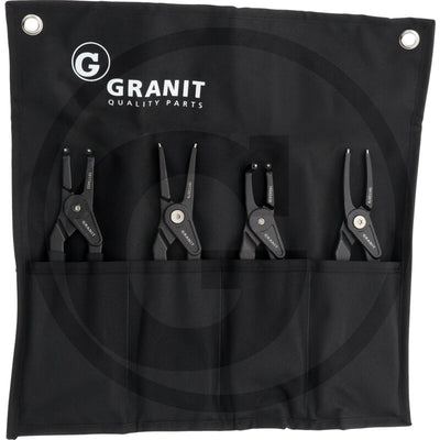 9” låseringstang-sæt, 4 dele
40-100mm Granit black edition