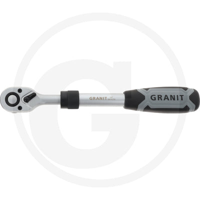 1/2'' teleskopisk skralde med omskifter Granit black edition