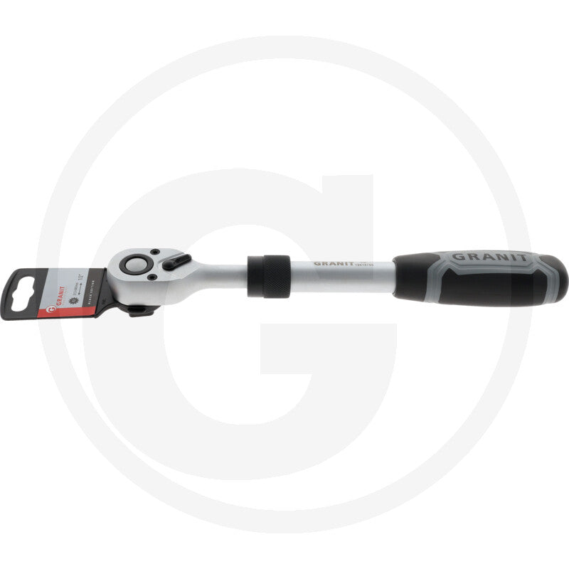 1/2'' teleskopisk skralde med omskifter Granit black edition