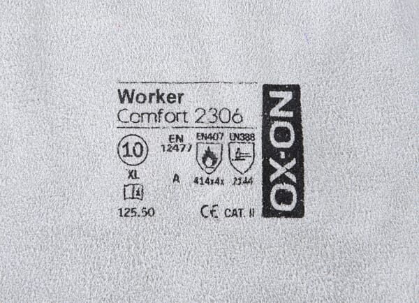 OX-ON Worker Comfort 2306 svejsehandske i oksespalt