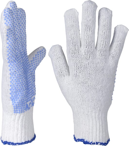 OX-ON Knitted Supreme 13600 strikhandske med dotter, str. 7