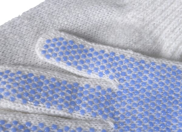 OX-ON Knitted Supreme 13600 strikhandske med dotter, str. 7