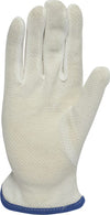 OX-ON Comfort 13302 Strikket Bomuldshandske med Dots, Str. 8
