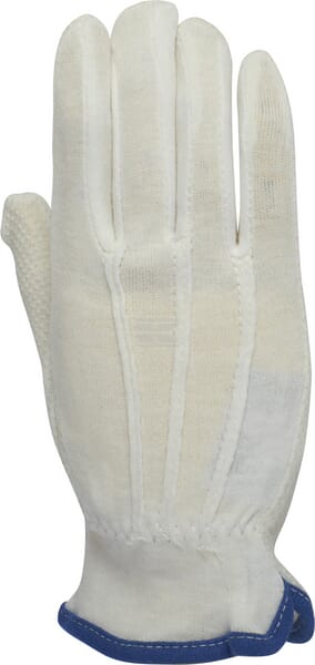 OX-ON Comfort 13302 Strikket Bomuldshandske med Dots, Str. 8