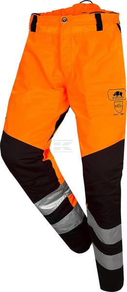 Skærebukser HI-Vis Orange, Størrelse S