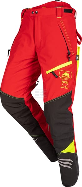Ninja Skærebukser, Rød/Gul, Størrelse 2XL