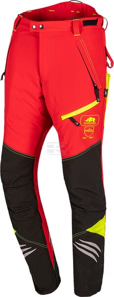 Ninja Skærebukser, Rød/Gul, Størrelse 2XL
