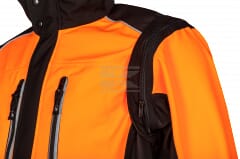 Fuyu Softshell Jakke 2XL Orange/Sort