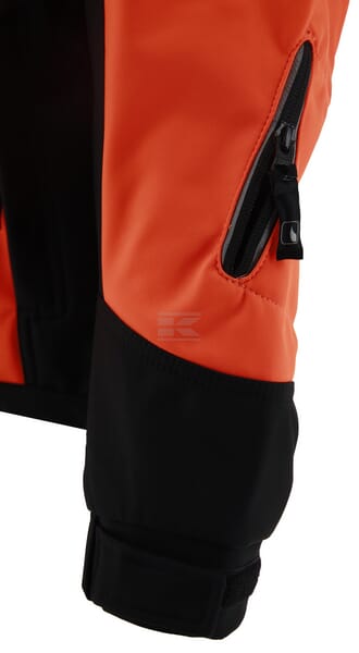 Fuyu Softshell Jakke L Orange/Sort