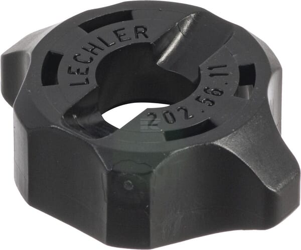 Dyseholder, bajonet, Ø12,6, sort, med pakning, Lechler