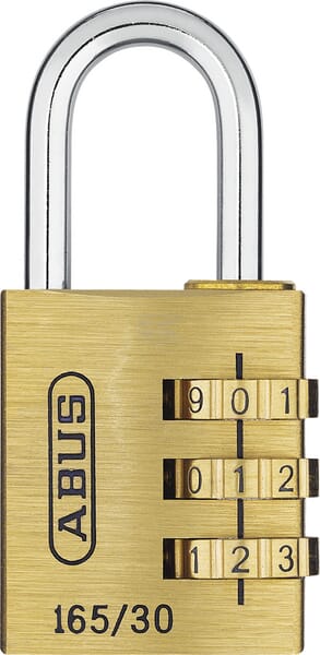 Kombinationshængelås 30 mm Abus