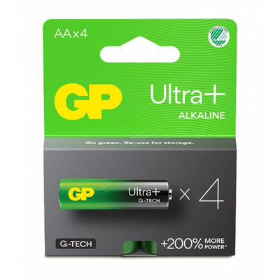 GP AA batterier 15AUP/LR6, pakke med 4
