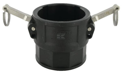 Camlock type D 3" indvendigt gevind polypropylen
