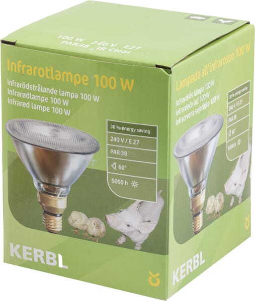 Econ Infrarød Lygte 100W Transparent