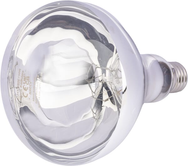 Varmepære 150W Transparent Infrarød