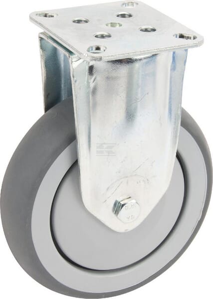 Tente Fast Møbelhjul Gummi Ø100 mm, 100 kg Belastning