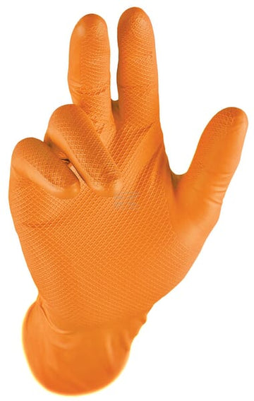 DexPure Ambi Grip 67-246 Engangshandsker, Orange, Str. 7