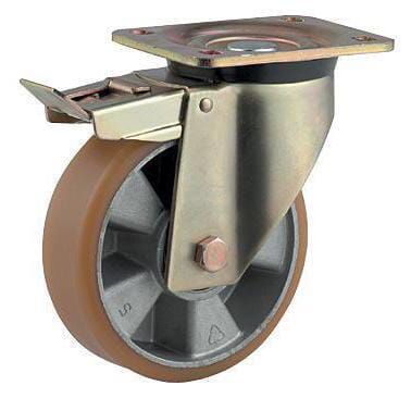 Tente drejehjul 4687 ITP 125 P63 med bremse