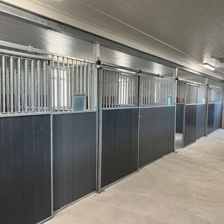 Front med skydedør 3,5 m, inkl. kunststofplanker, SWE