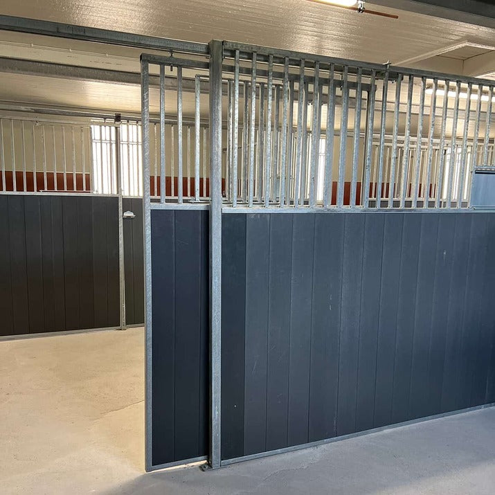 Mellemvæg 3,5 m, inkl. kunststofplanker, SWE