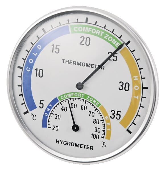 Hygrometer til måling af luftfugtighed