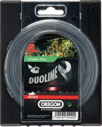 Duoline Trimmersnøre Nylon 2,4 mm x 15 m