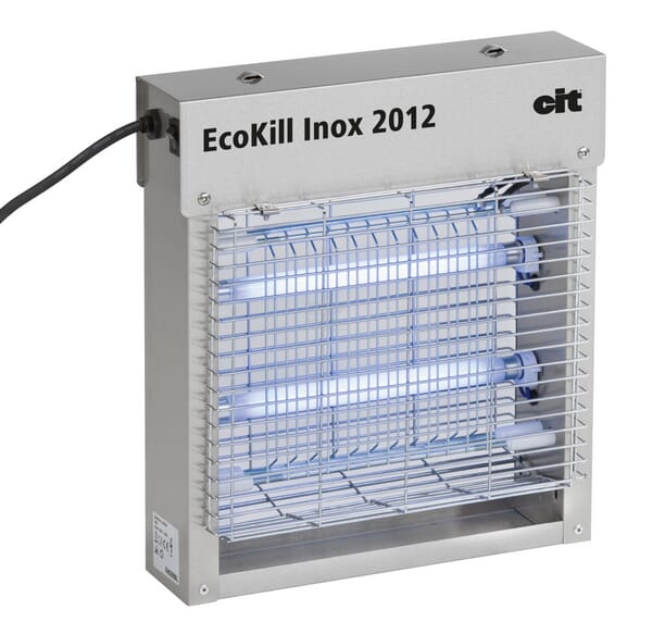 SuperCat PRO Elektrisk Fluedræber Inox, 2x6W