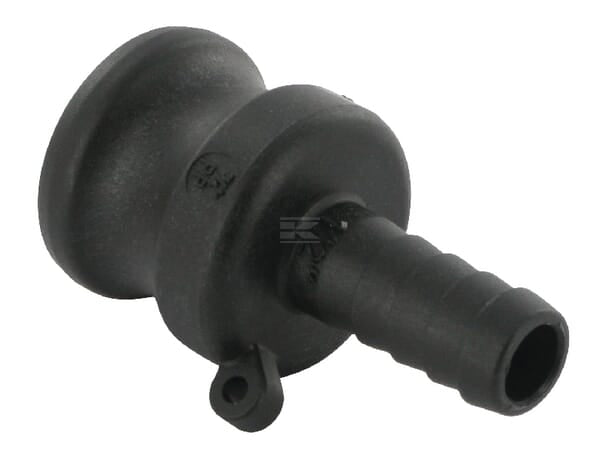 Camlock Type E 3/4" slangeende 13 mm polypropylen