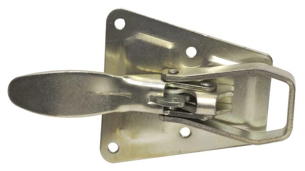 Trailer hinge with large plate galvanised