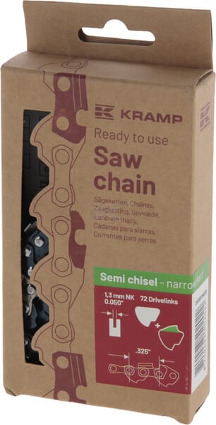 Efficiency Savkæde .325" 1,3 mm 72 DL Halvmejsel