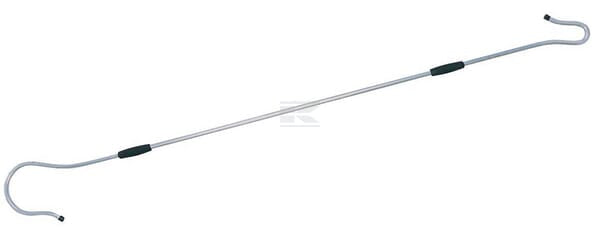 Hyrdestav aluminium til hals/ben 130 cm