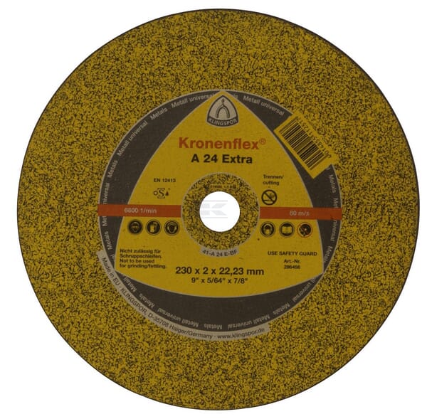 Klingspor Skæreskive 230 x 2,0 mm Kronenflex A2